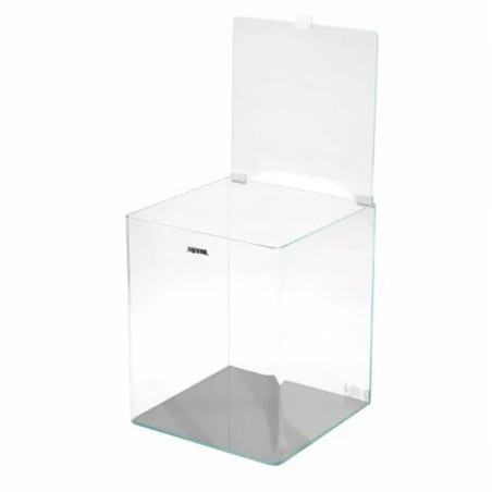 Aquael Opti Tank Rounded 20 - aquario panoramico in vetro extrachiaro 19L cm25x25x30h