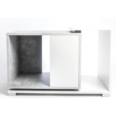 Diversa Cabinet Duo Grey White cm80x50x50h - supporto double face per High Terrarium 2