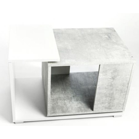 Diversa Cabinet Duo Grey White cm80x50x50h - supporto double face per High Terrarium