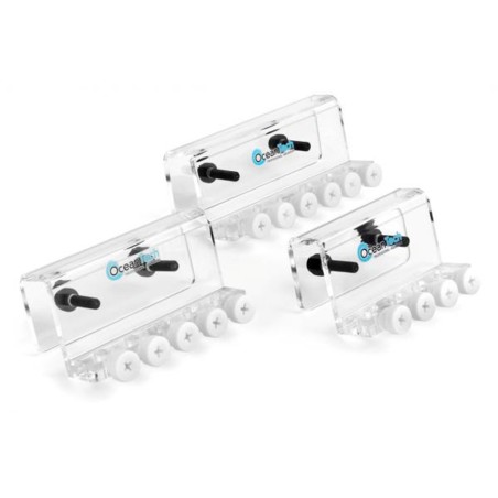 OceanTech Dosing Pipe Clamp 5 postazioni - supporto per tubi di pompe dosometriche OceanTech Dosing Pipe Clamp 5 postazioni - supporto per tubi di pompe dosometriche