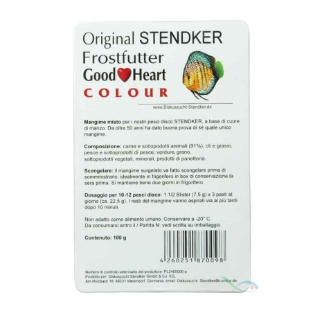 Stendker Good Heart Colour - Pastone Congelato per Discus