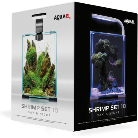 Aquael Shrimp Set Smart Day&Night 10 litri cm20x20x25h