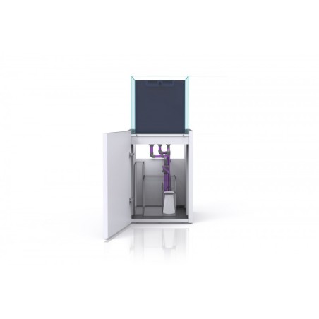 Nyos Opus 200 G2 Pro Line cm55x55x53h - acquario in extrachiaro completo di mobile e sump