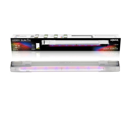 Aquael Leddy Slim Link 36w 80-120cm colore bianco - plafoniera LED Wi-Fi per acqua dolce e marina