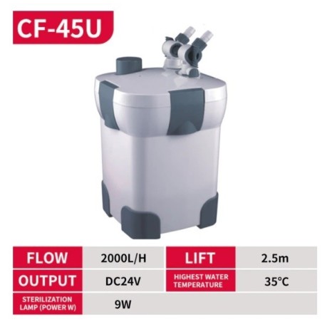 Jebao CF - filtro esterno con UV-C per acuqari