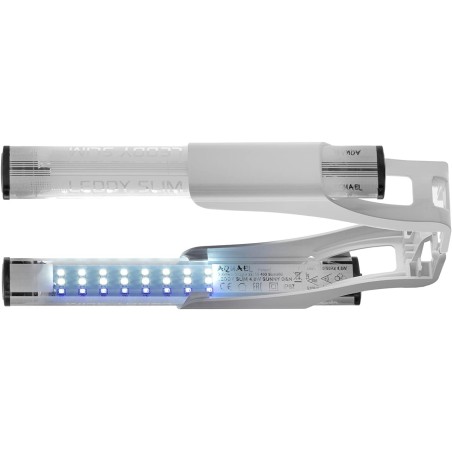 Aquael Leddy Slim Sunny D&N 5W 20-30cm - plafoniera LED 6500°K per acqua dolce