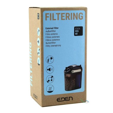 EDEN FES 60 (ex501) Filtro Esterno Autoinnescante per Acquari fino a 60 Litri