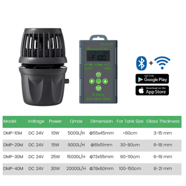 Jebao DMP - pompa di movimento WiFi/Bluetooth...