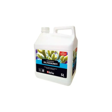 Red Sea Reef Foundation B tanica da 5L - Complesso Liquido di Carbonati e Sostanze Tampone che Stabilizzano Alcalinità e PH