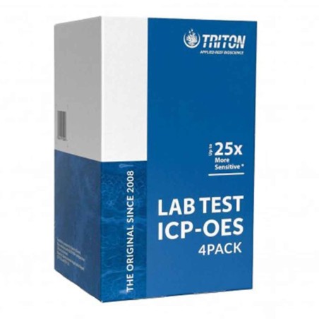Triton Lab Professional Water Analysis ICP-OES 4 Pack - Test Professionale per Acqua Marina confezione da 4