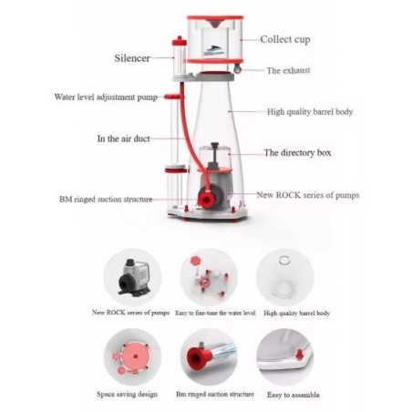 Bubble Magus Skimmer Curve Extreme - schiumatoio interno Per acquari