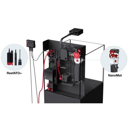 Red Sea Max Nano G2 Cube cm45x45x45h - acquario marino completo di sump posteriore, supporto e illuminazione LED