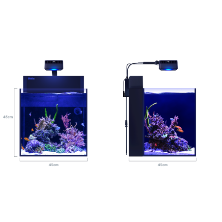 Red Sea Max Nano G2 Cube cm45x45x45h - acquario marino completo di sump posteriore, supporto e illuminazione LED