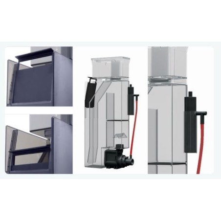 Red Sea Max Nano G2 XL cm50x60x50h - acquario marino completo di sump posteriore, supporto e illuminazione LED