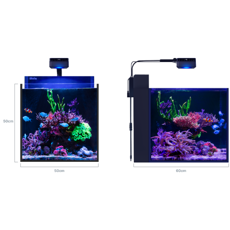 Red Sea Max Nano G2 XL cm50x60x50h - acquario marino completo di sump posteriore, supporto e illuminazione LED