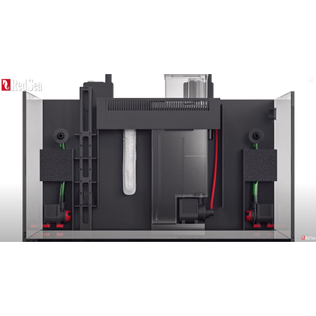 Red Sea Max Nano G2 XXL cm90x55x50h - acquario marino completo di sump posteriore, supporto e illuminazione LED