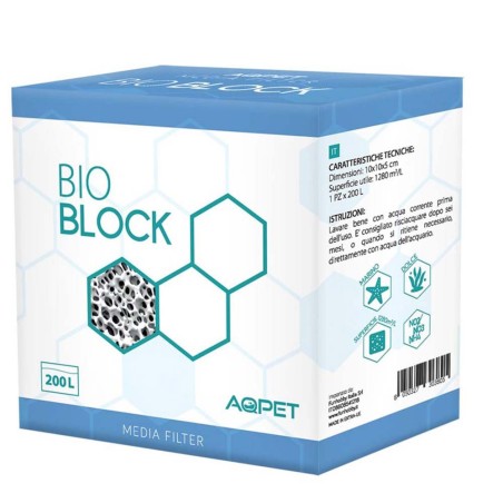 Aqpet Bio Block cm10x10x5h - supporto biologico