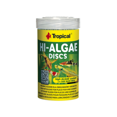 Tropical Hi-Algae Discs 250ml/150gr - Pastiglie...
