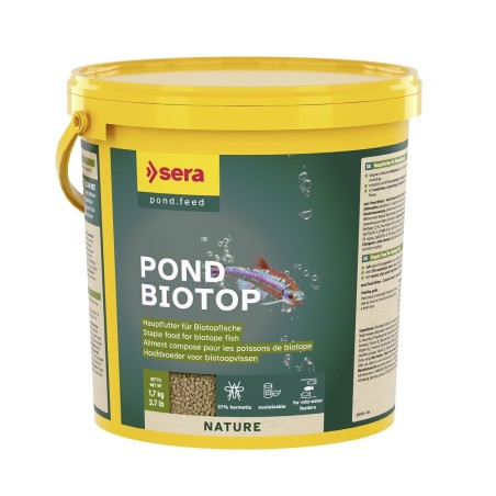 Sera Nature Pond Biotop 3,8L/1,7kg - Mangime completo per pesci del biotopo