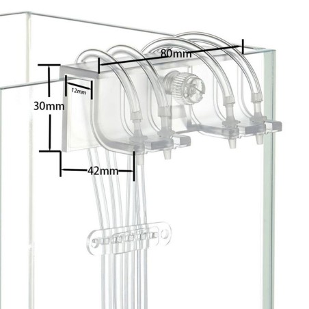 Chihiros Dosing Tube Holder X - ugelli per pompe dosometriche Chihiros Dosing Tube Holder X - ugelli per pompe dosometriche