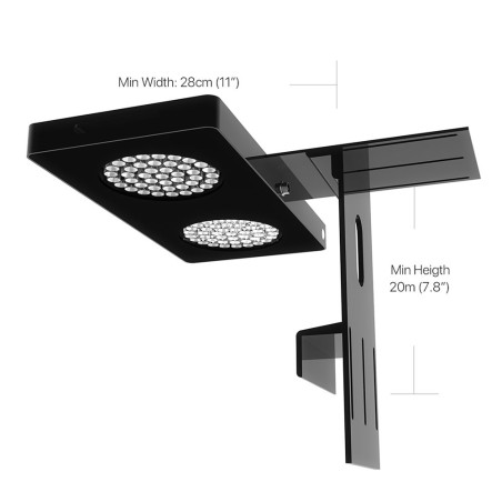 Micmol G6 Aqua Pro 360 200w - plafoniera Led per acquari marini