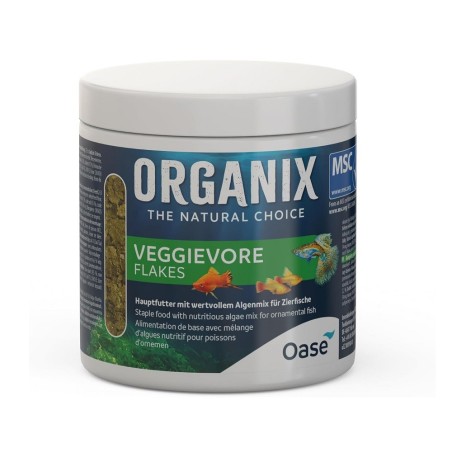 Oase Organix Veggievore Flakes - mangime in fiocchi per pesci erbivori