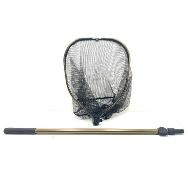 Pond Fishnet Fold 40x50cm con manico telescopico da 100 a 180cm in Alluminio - retino di cattura richiudibile