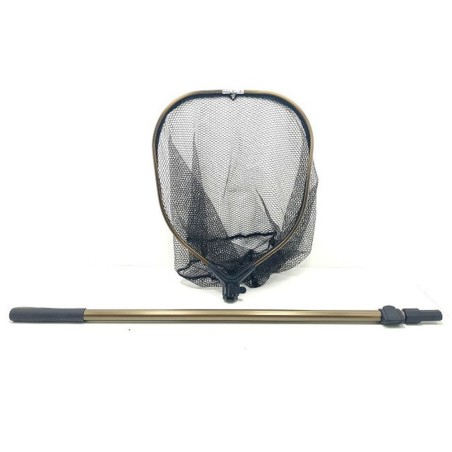 Pond Fishnet Fold 40x50cm con manico telescopico da 100 a 180cm in Alluminio - retino di cattura richiudibile