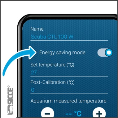 Sicce Scuba Contactless 400w - riscaldatore con tecnologia Wireless NFC