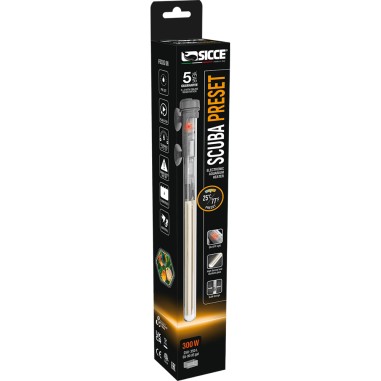 Sicce Scuba Preset 300w - riscaldatore pre-impostato a 25°C