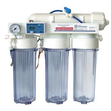 Forwater Osmopure 75 Pro008 75 GPD ( Impianto ad Osmosi a Bicchiere a 3 Stadi )