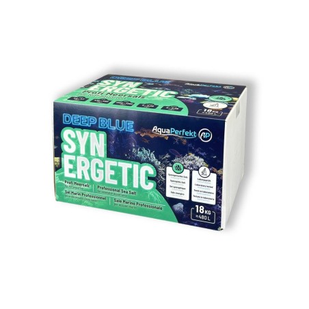 Aquaconnect Deep Blue Synergetic Salt 18kg - Sale Marino per Acquari di Barriera