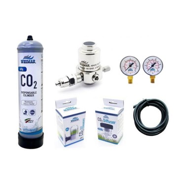Whimar Genius CO2 System 600gr versione Complete con diffusore e manometri