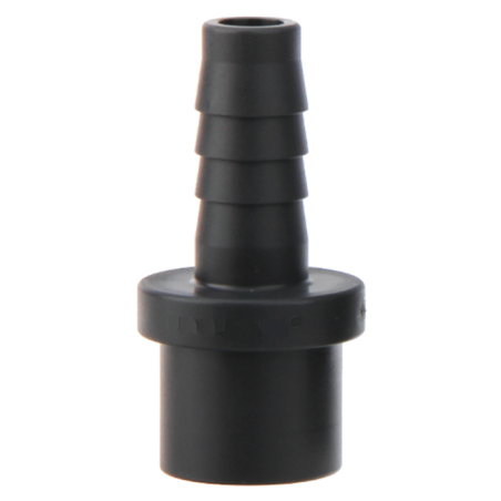 Aquariumline Portagomma in PVC grigio ad incollaggio maschio Ø32mm per tubi flessibili 19/27