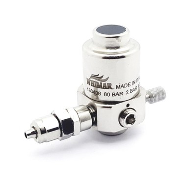 Whimar Genius mod. V201 senza Manometri - riduttore di pressione per bombole CO2 usa e getta passo 10x1