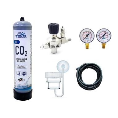 Whimar Primus CO2 System 600gr versione Complete con diffusore e manometri