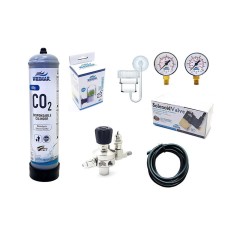 Whimar Primus CO2 System 600gr versione Complete Plus con diffusore, manometri ed elettrovalvola 2