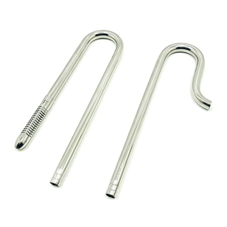 Whimar Stainless In-Out Adjustable Set In16/22 Out12/16 - Set in acciaio inox con mandata 12/16 e aspirazione 16/22