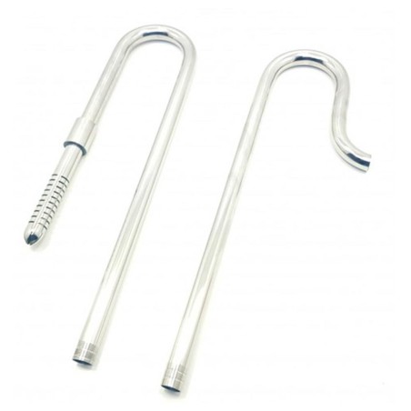 Whimar Stainless In-Out Maintenance Set 16/22 - Set di mandata e aspirazione in acciaio inox per tubi 16/22