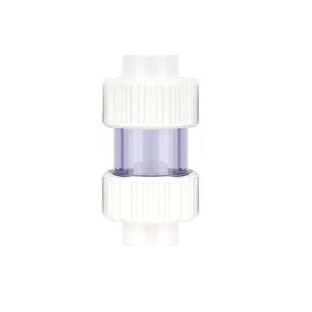 Aquariumline PVC Check Valve bianca ad incollaggio Ø25mm - valvola di non ritorno a clapet