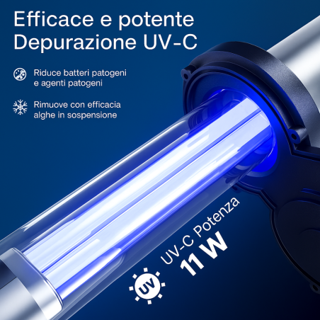 SunSun CPA-10000 - filtro pressurizzato con UV e pulizia automatica per laghetti fino a 12000L
