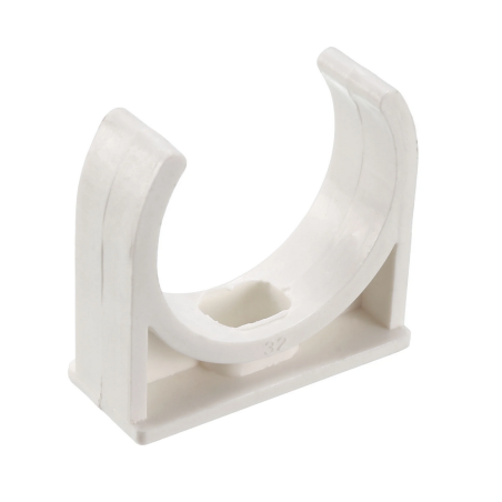 Aquariumline Staffa portatubo in PVC bianco Ø25mm