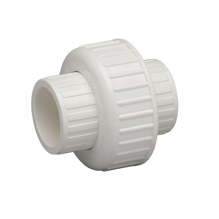 Aquariumline Bocchettone in PVC bianco ad incollaggio Ø25mm