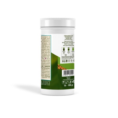 AquariumLine Gammarus BioBite barattolo da 1000ml/100gr - mangime naturale per tartarughe acquatiche