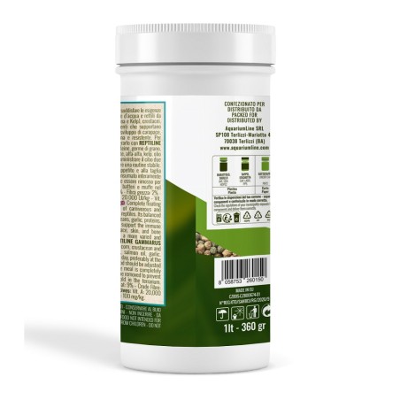 AquariumLine Carnivor Biopellets barattolo da 1000ml/360gr - alimento completo per tartarughe acquatiche