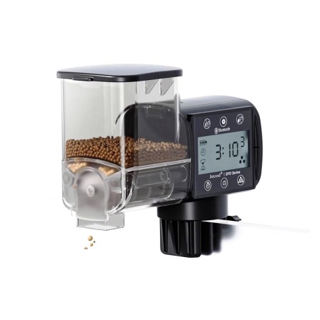 Jebao DFD-250 - mangiatoia automatica con connessione Bluetooth e display LCD