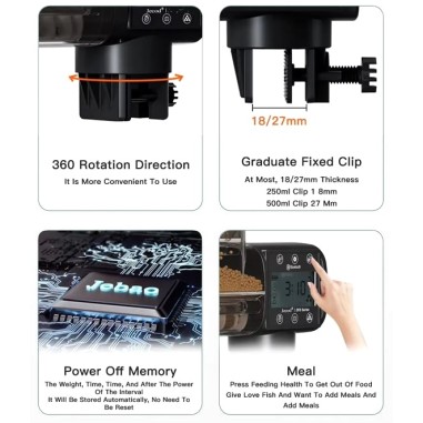 Jebao DFD-250 - mangiatoia automatica con...