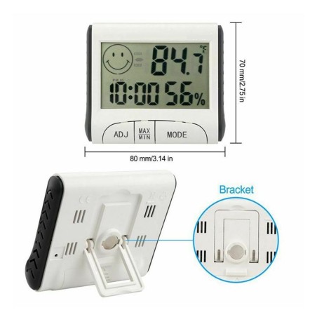 Ista Digital Alarm Thermometer - termometro con igrometro per acquari e terrari