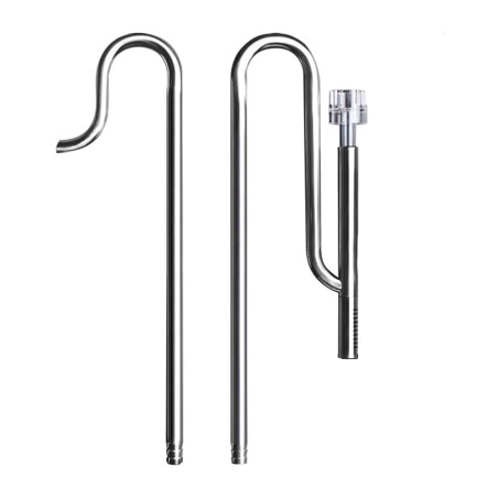 Whimar Stainless In-Out Set + Surface Skimmer 16/22 - Set di mandata aspirazione per tubi 16/22 con skimmer di superficie