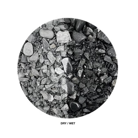 Wio Black Chip Accent 750g - Miscela di pietre naturali da 0,3 a 30mm